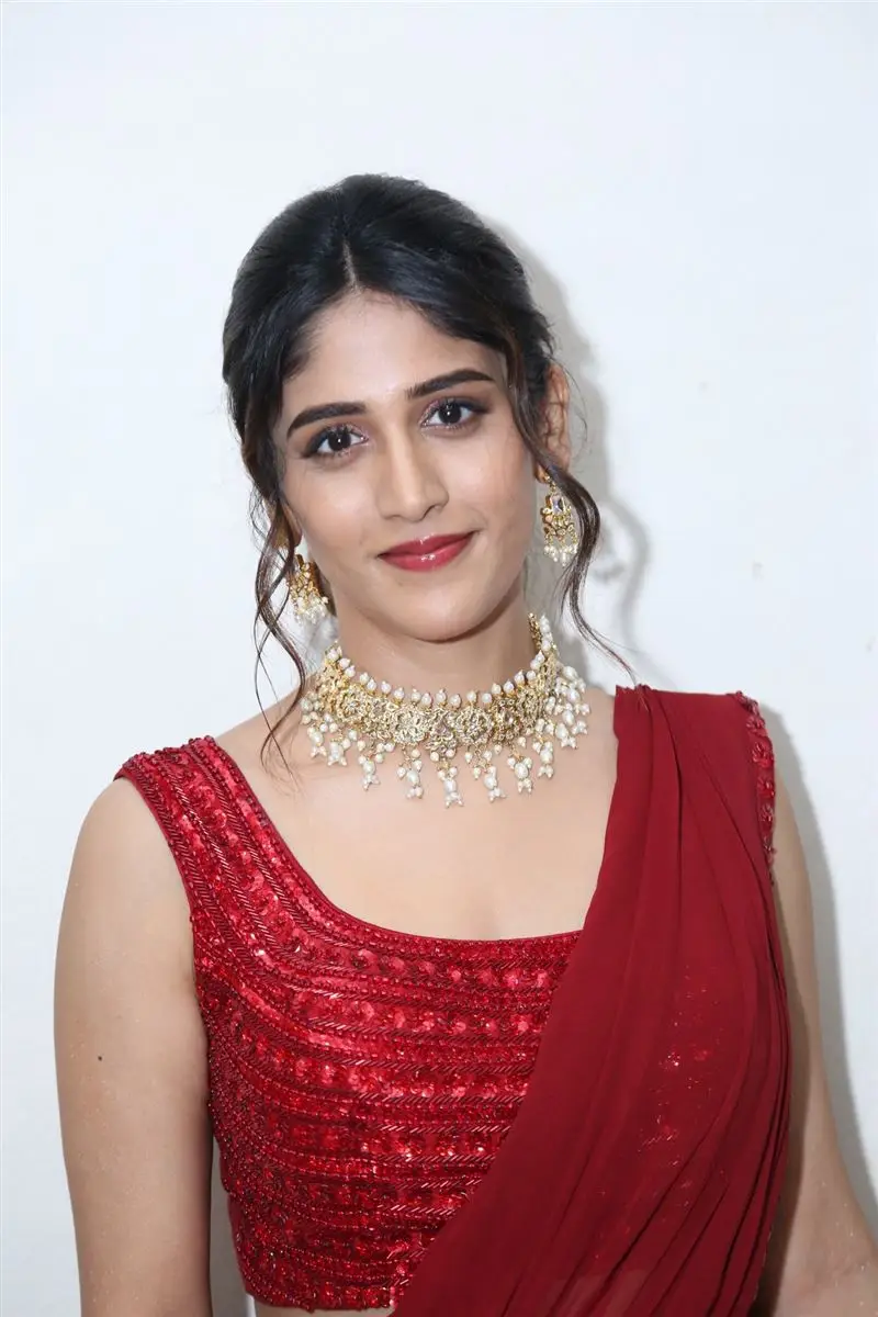 Telugu Actress Chandini Chowdary at Music Shop Murthy Movie Release Event